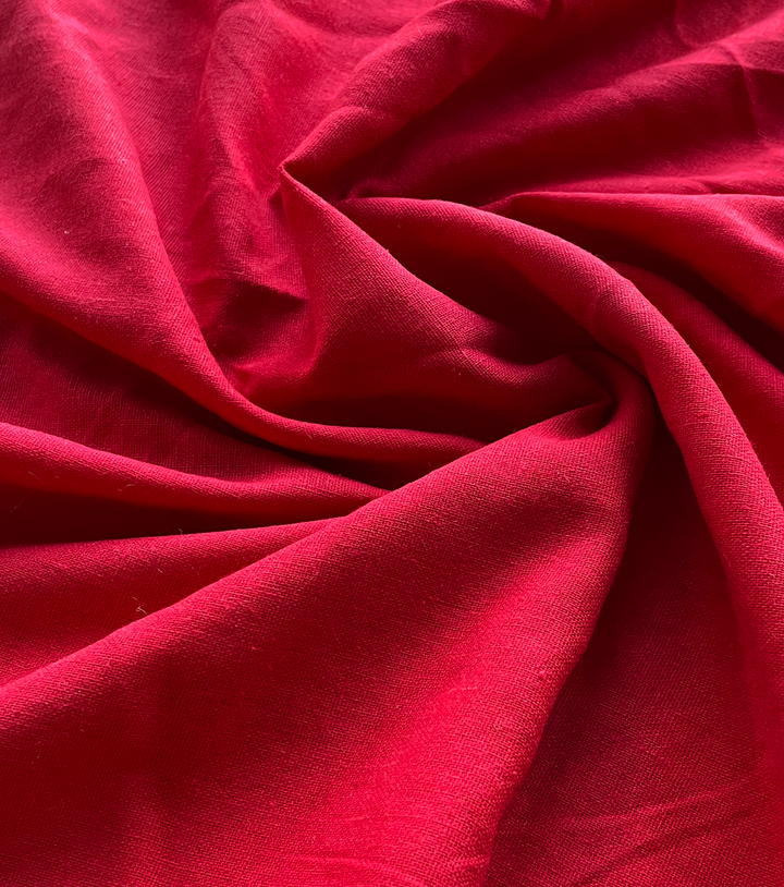 Linen / Cotton $14.00p/m - Pillar Box Red