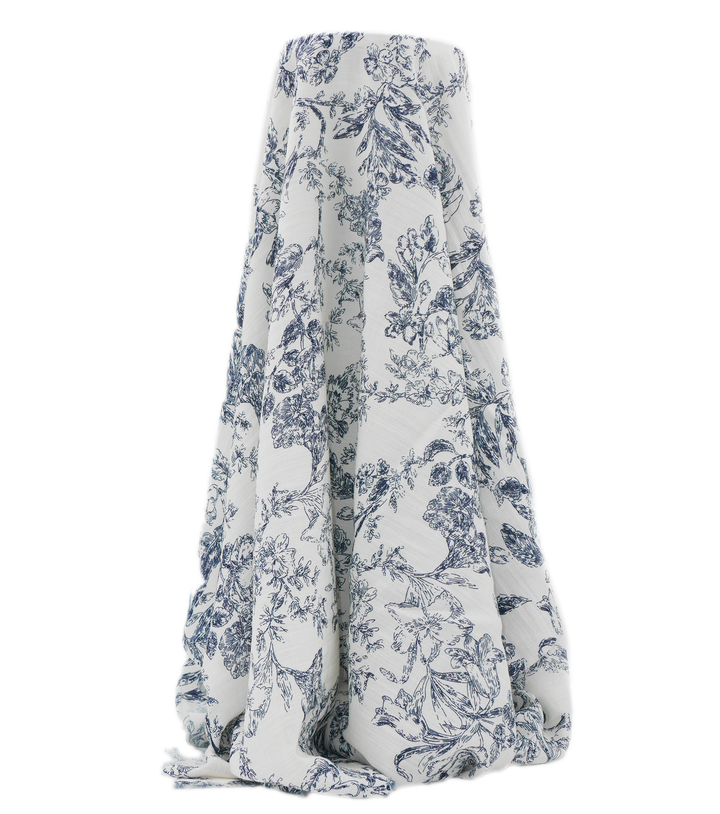 Printed Linen Cotton $24.00p/m - Meadow Toile