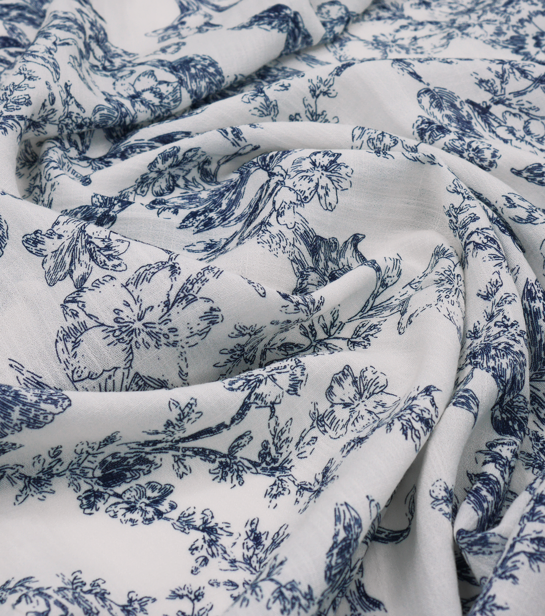 Printed Linen Cotton $24.00p/m - Meadow Toile
