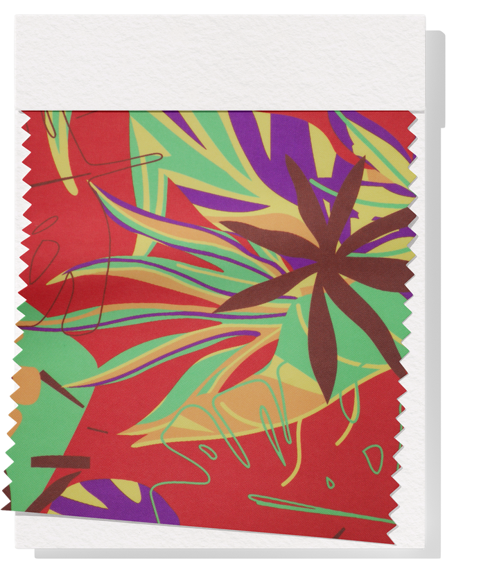 Polyester Mini Matt Pacific Print $9.00p/m Design #11