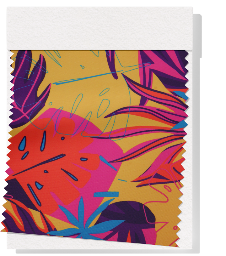 Polyester Mini Matt Pacific Print $9.00p/m Design #10