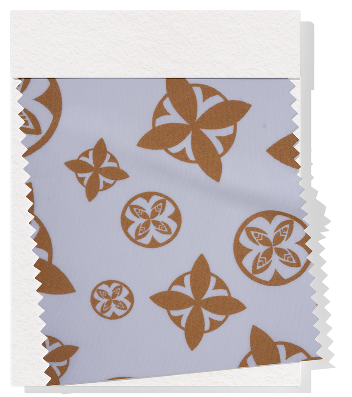 STRETCH POLYESTER PACIFIC PRINT $12.00P/M