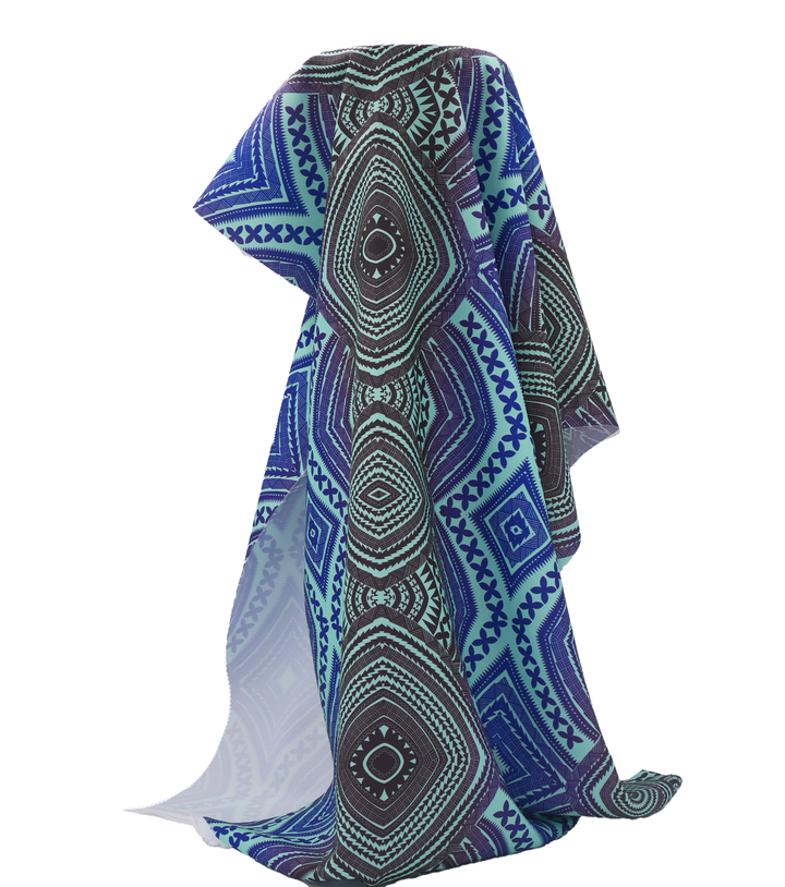 Polyester Mini Matt Pacific Print $9.00p/m Design #1