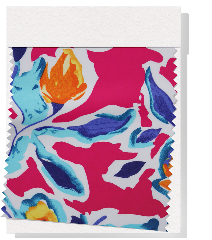 Printed Rayon $12.00p/m - Margot Pink