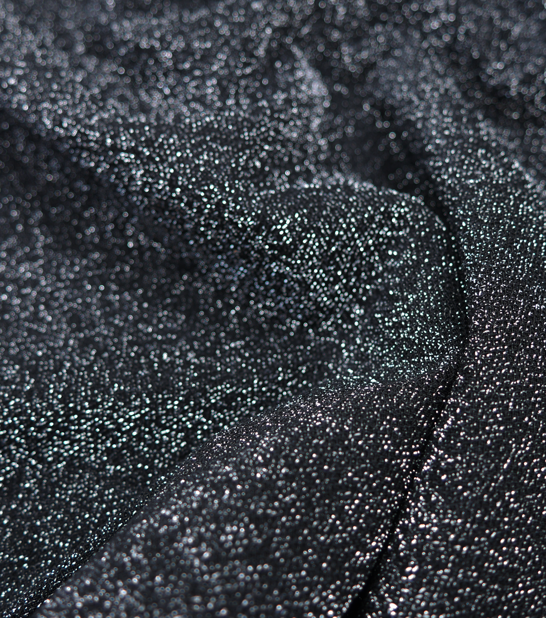 Sparkle Knit $14.00p/m - Black & Silver