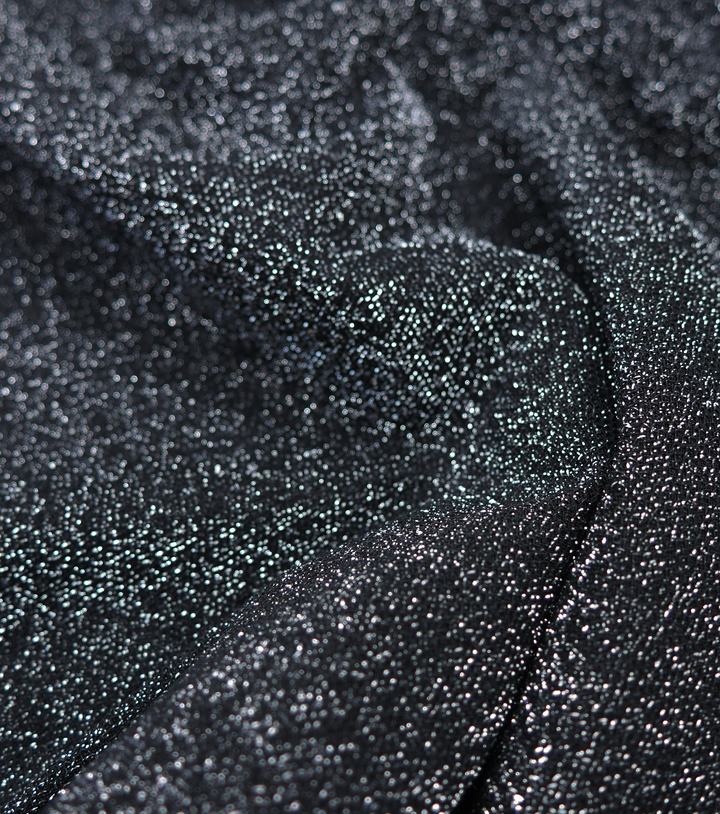 Sparkle Knit $14.00p/m - Black & Silver