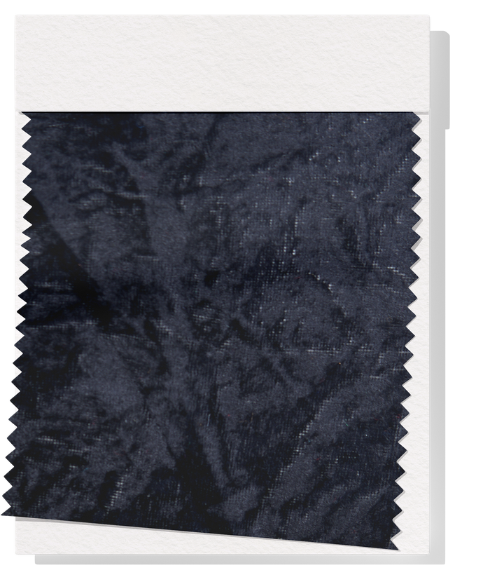 Crushed Velvet $8.00p/m - Black Onyx