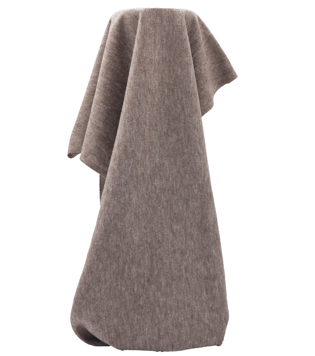 Boiled Wool Coating $28.00p/m - Mushroom