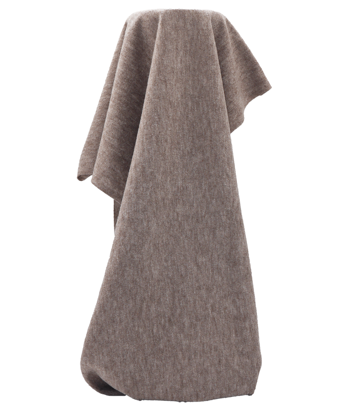 Boiled Wool Coating $28.00p/m - Mushroom