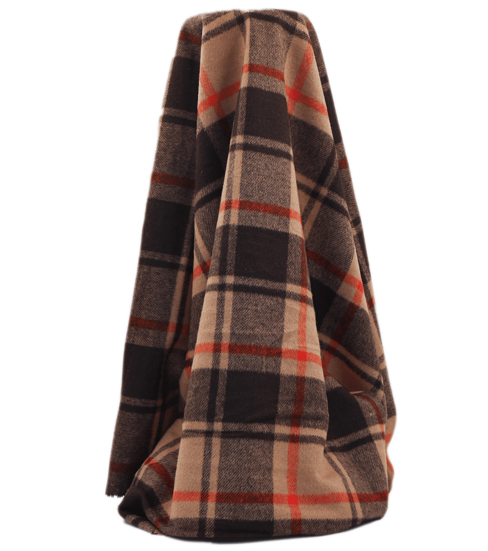 CHECKED WOOL $18.00P/M - Autumn Ember - The Fabric Shop