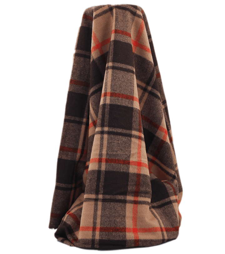 CHECKED WOOL $18.00P/M - Autumn Ember - The Fabric Shop