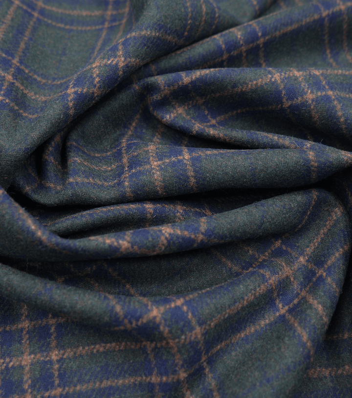 CHECKED WOOL $18.00P/M - Highland Forest - The Fabric Shop