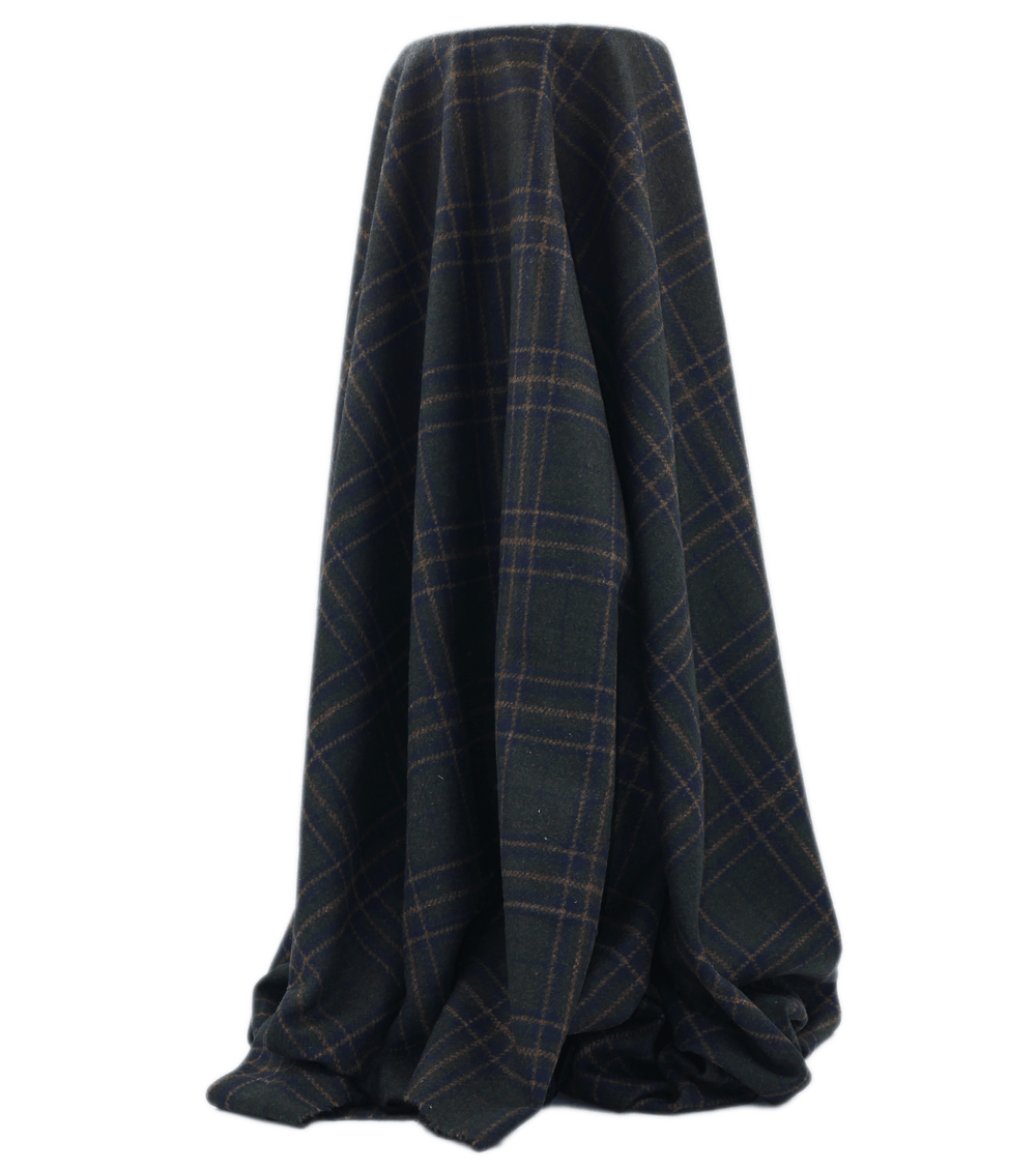 CHECKED WOOL $18.00P/M - Highland Forest - The Fabric Shop