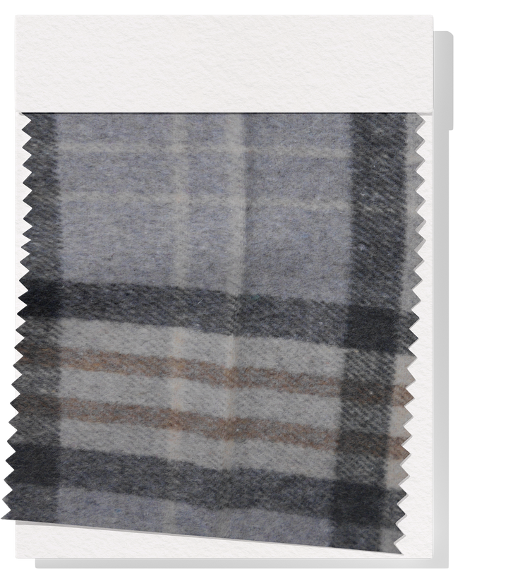 CHECKED WOOL $18.00P/M - Ash & Coal