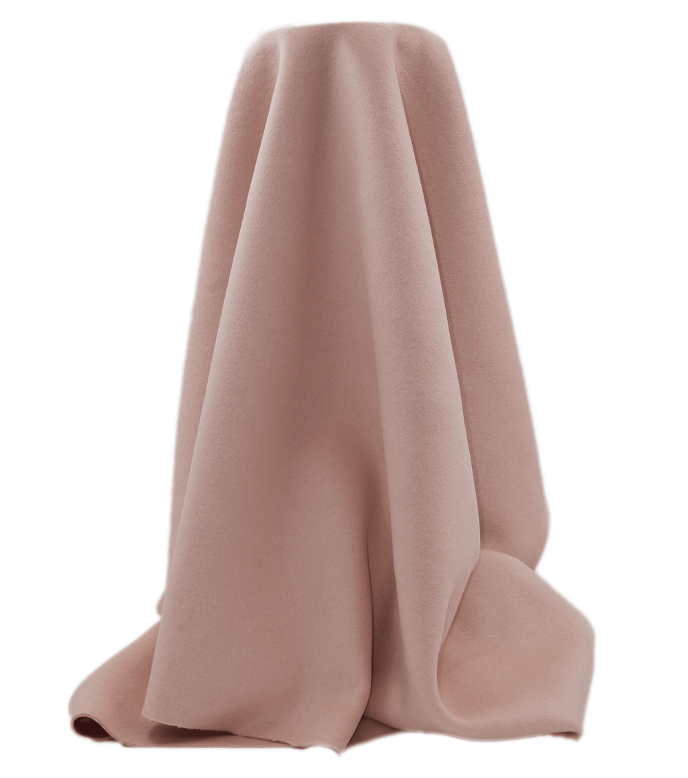 DOUBLE FACED WOOL $24.00P/M - Blush Petal - The Fabric Shop