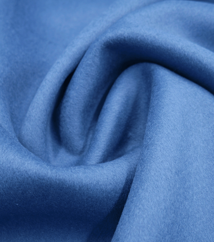 DOUBLE FACED WOOL $24.00P/M - Cornflower Blue - The Fabric Shop
