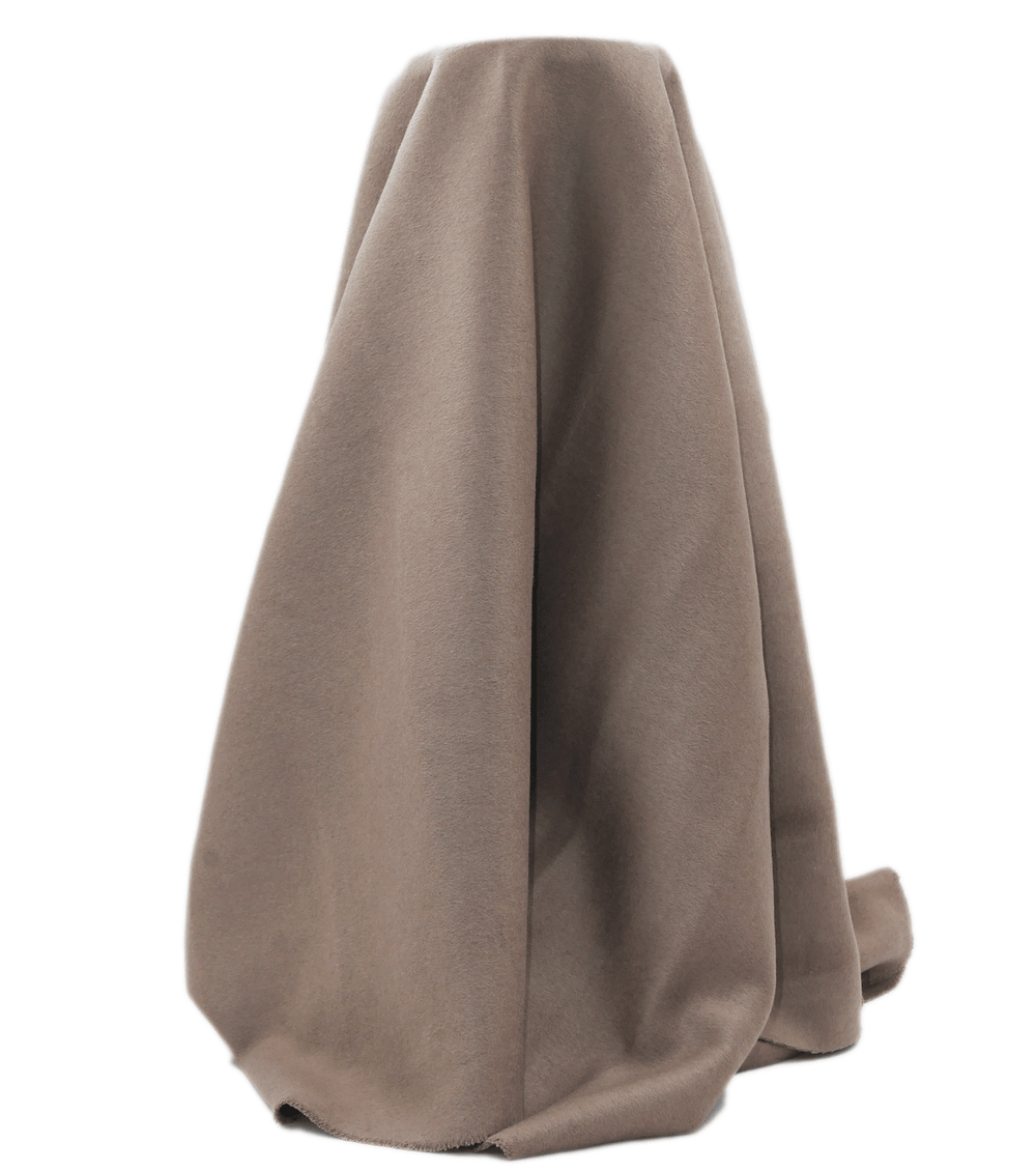 DOUBLE FACED WOOL $24.00P/M - Mushroom Taupe - The Fabric Shop