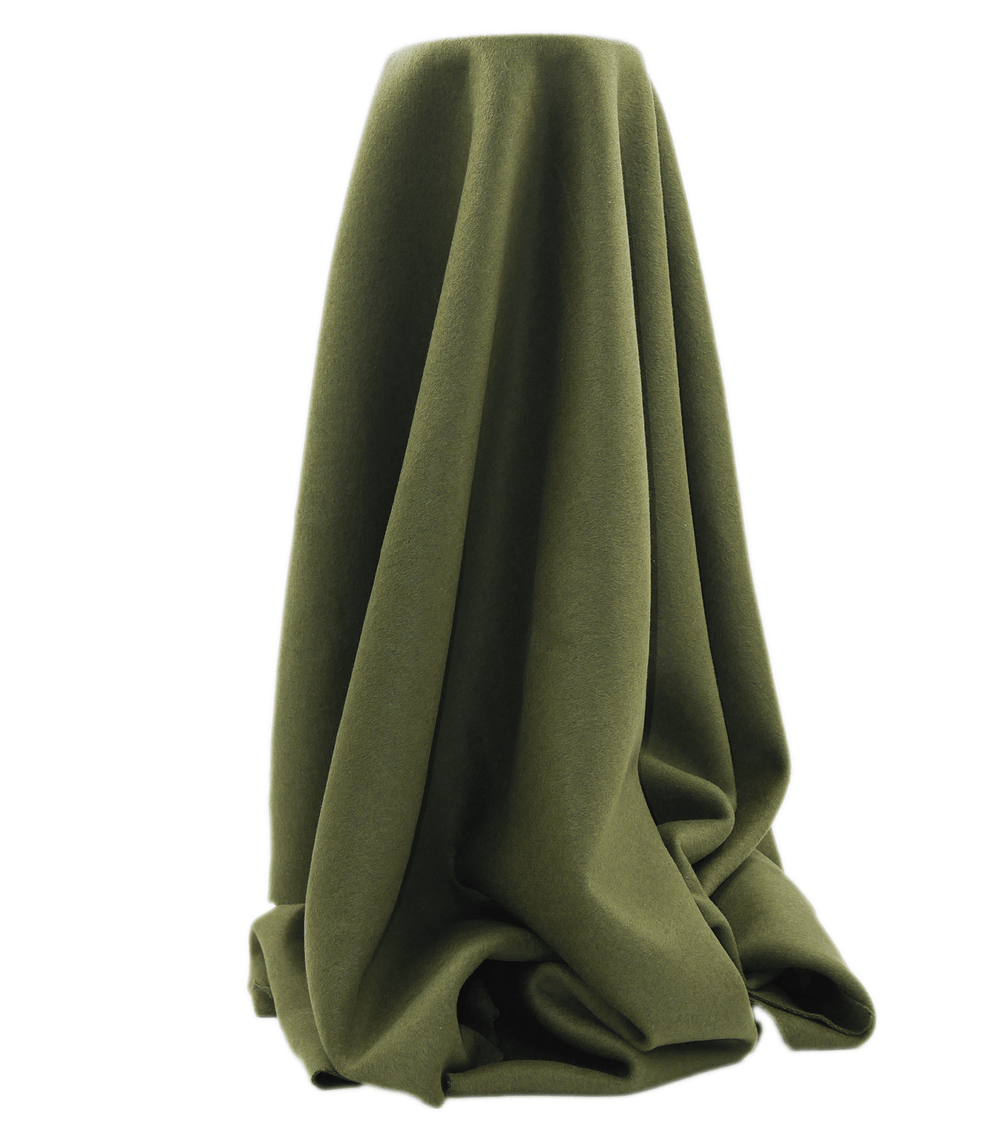 DOUBLE FACED WOOL $24.00P/M - Olive Grove - The Fabric Shop