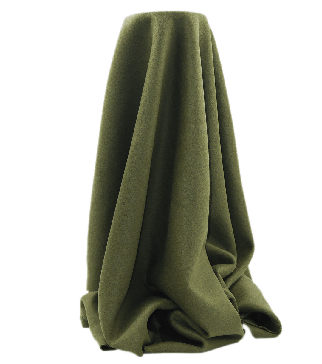 DOUBLE FACED WOOL $24.00P/M - Olive Grove - The Fabric Shop
