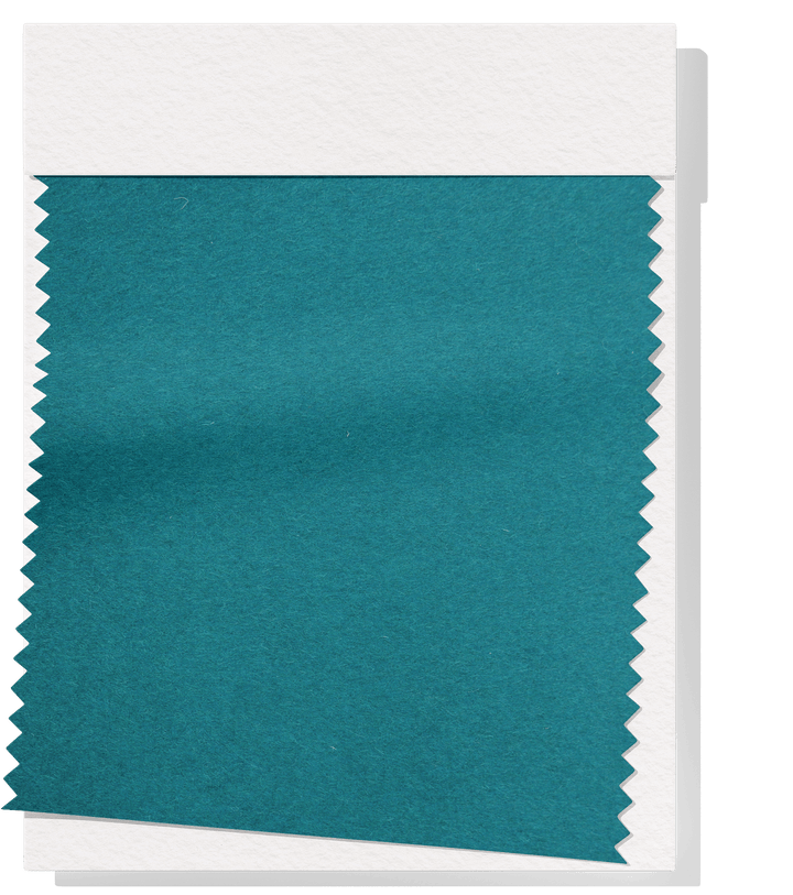 DOUBLE FACED WOOL $24.00P/M - Peacock Teal - The Fabric Shop