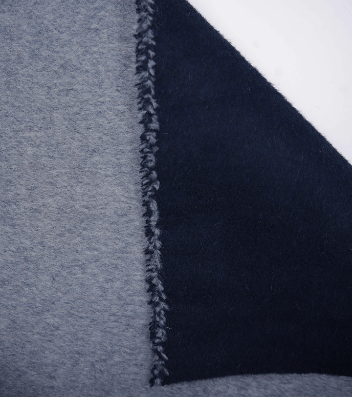 DOUBLE FACED WOOL $24.00P/M - Silver Heather - The Fabric Shop