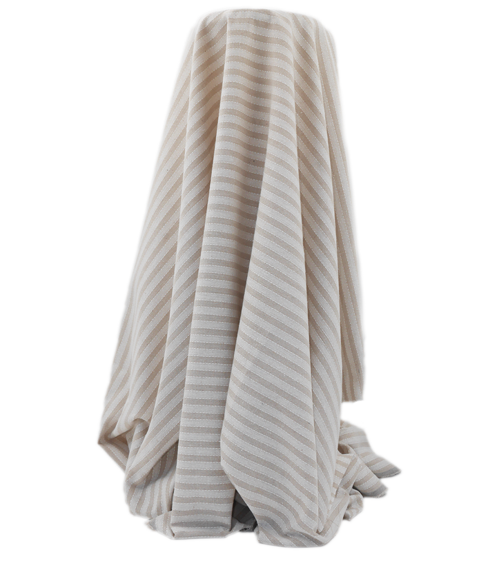 LINEN / COTTON $16.00P/M - Driftwood Stripe