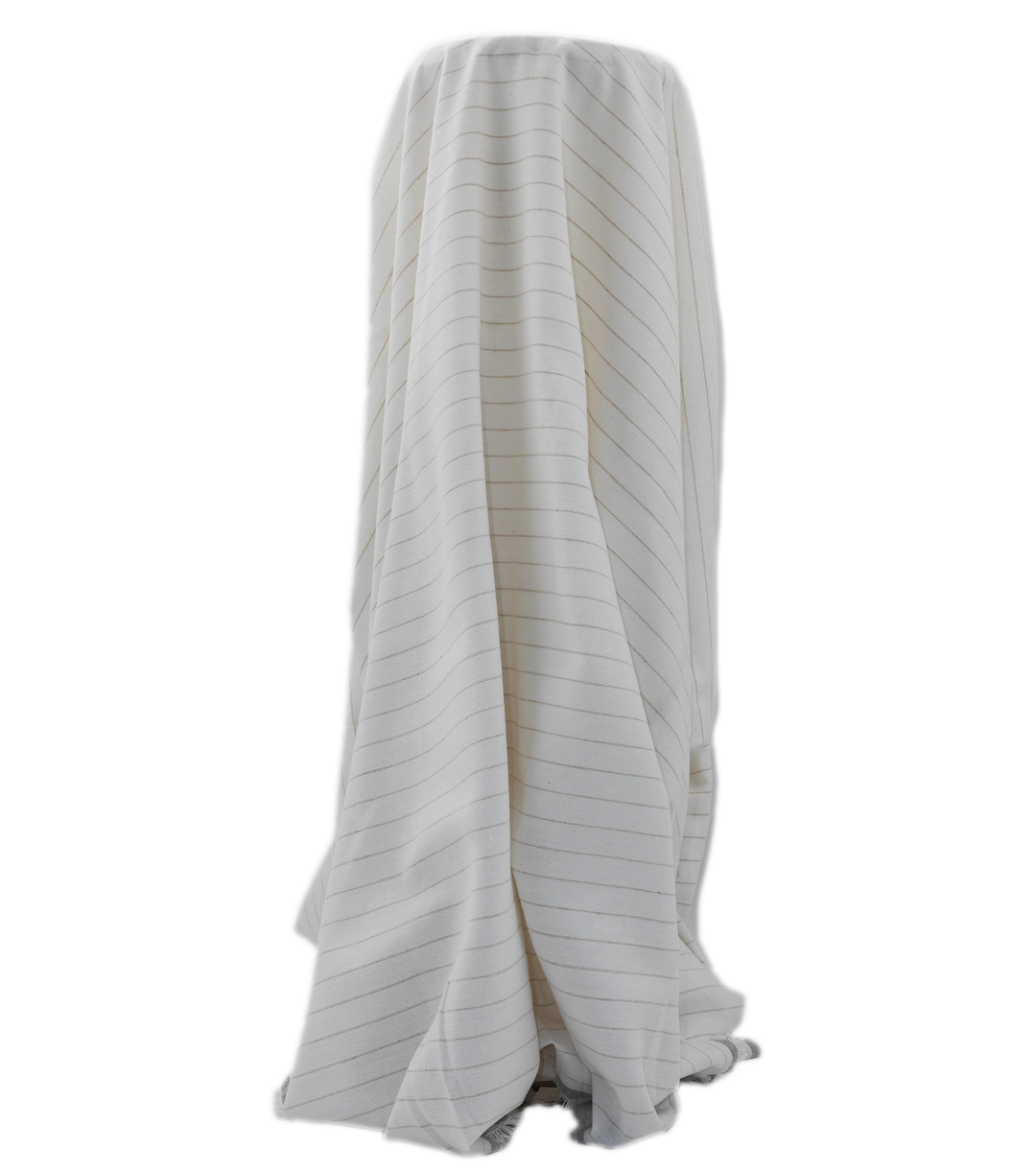 LINEN / COTTON $16.00P/M - Pebble Pinstripe