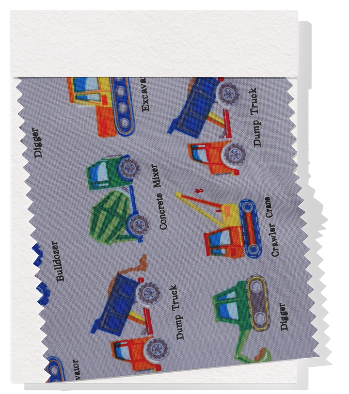 CRAFT COTTON $10.00P/M - Construction Trucks Grey