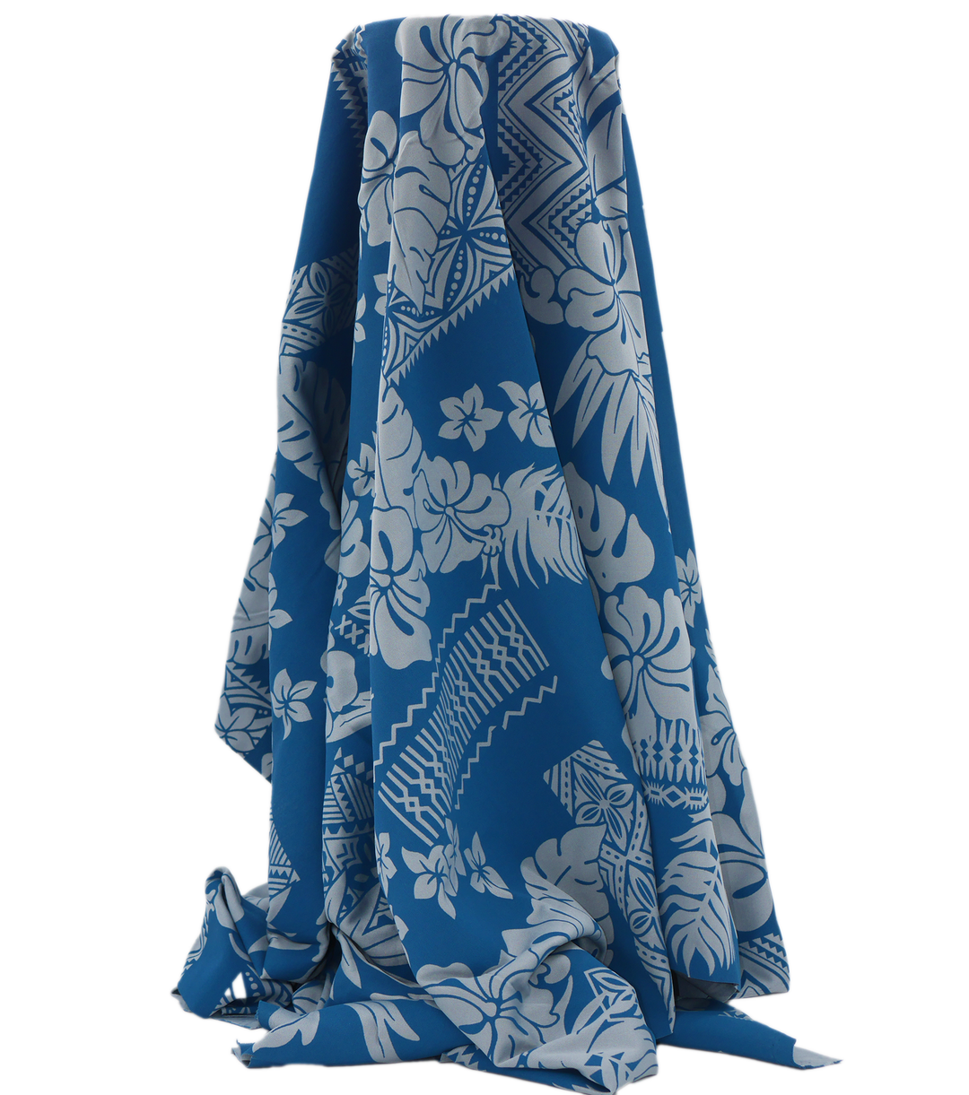 STRETCH POLYESTER PACIFIC PRINT $12.00P/M