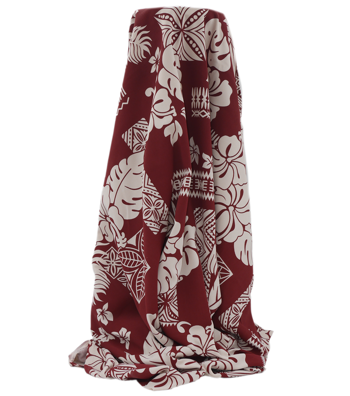 STRETCH POLYESTER PACIFIC PRINT $12.00P/M