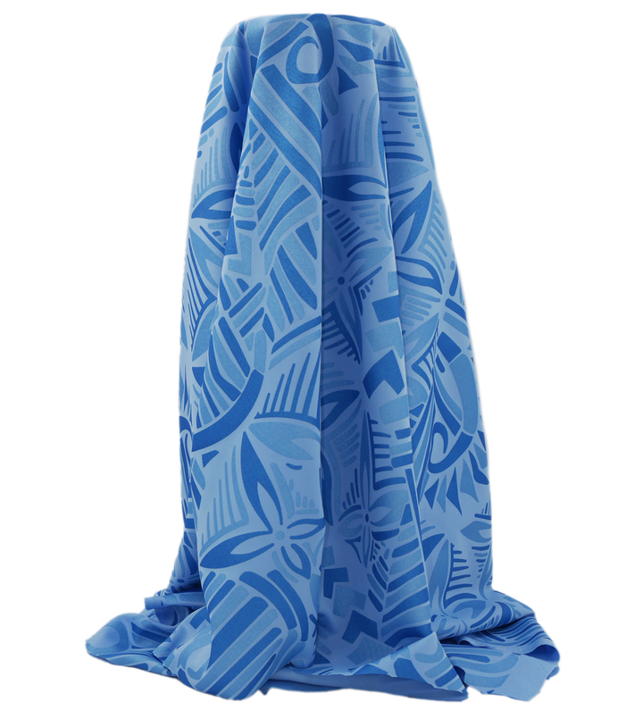 STRETCH POLYESTER PACIFIC PRINT $12.00P/M