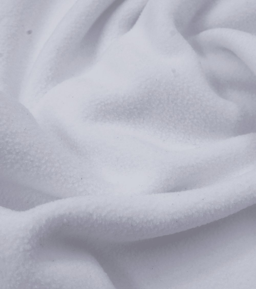 Polar Fleece $14.00p/m - White - The Fabric Shop