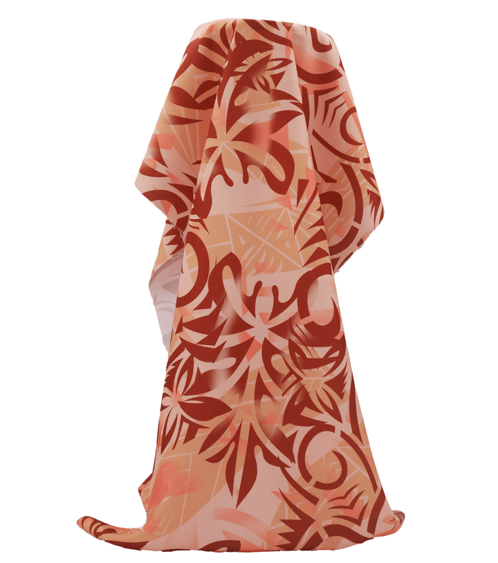 Polyester Mini Matt Pacific Print $9.00p/m Design 5 - The Fabric Shop