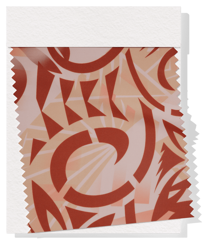 Polyester Mini Matt Pacific Print $9.00p/m Design 5 - The Fabric Shop