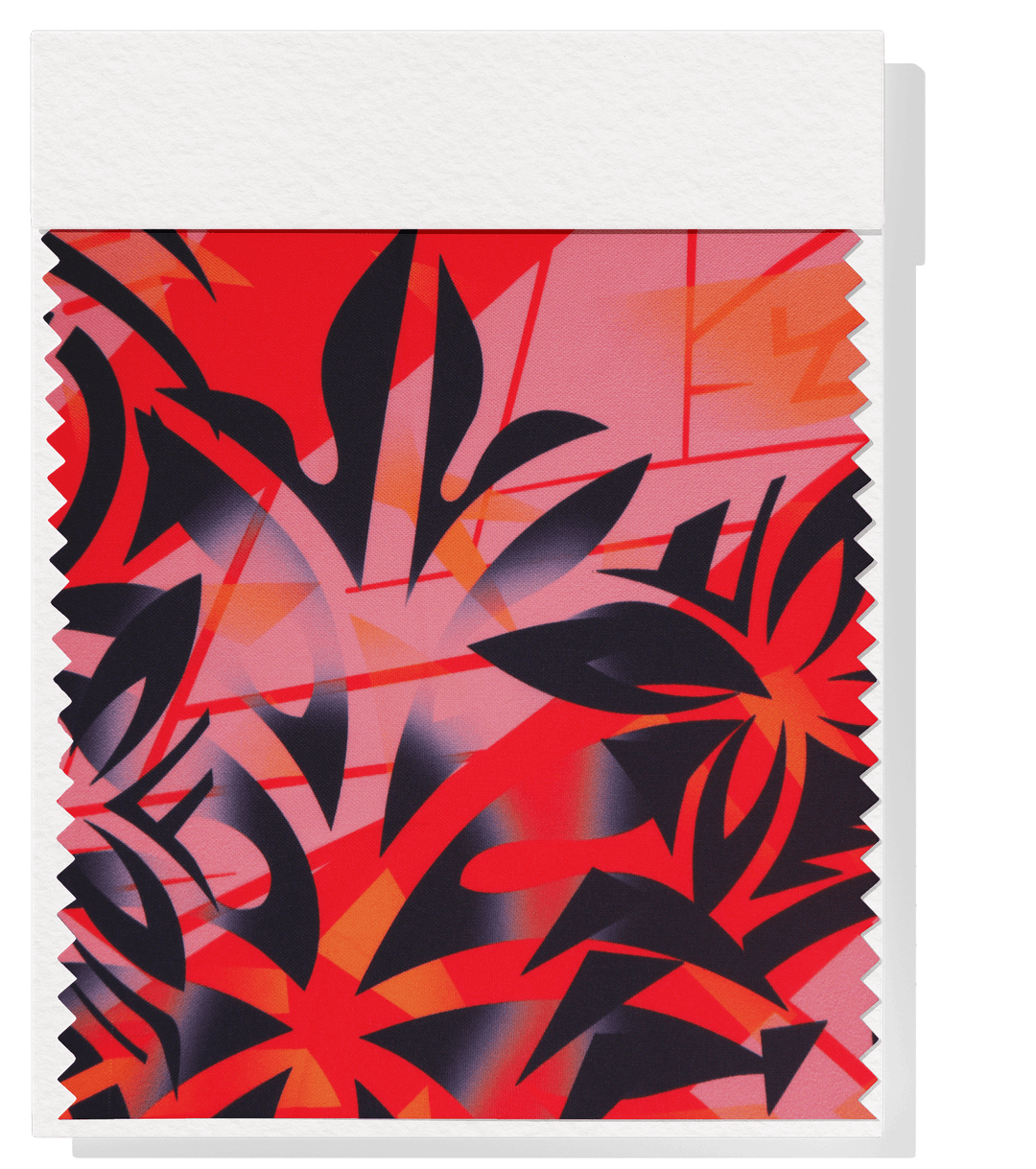 Polyester Mini Matt Pacific Print $9.00p/m Design 6 - The Fabric Shop