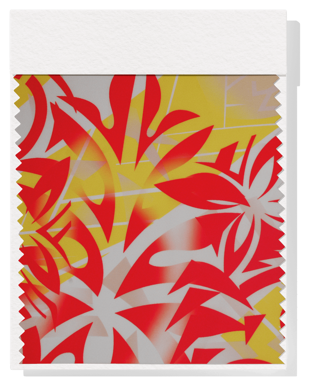 Polyester Mini Matt Pacific Print $9.00p/m Design 7 - The Fabric Shop