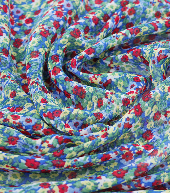 PRINTED POLYESTER $5.00P/M - Wildflower Spritz