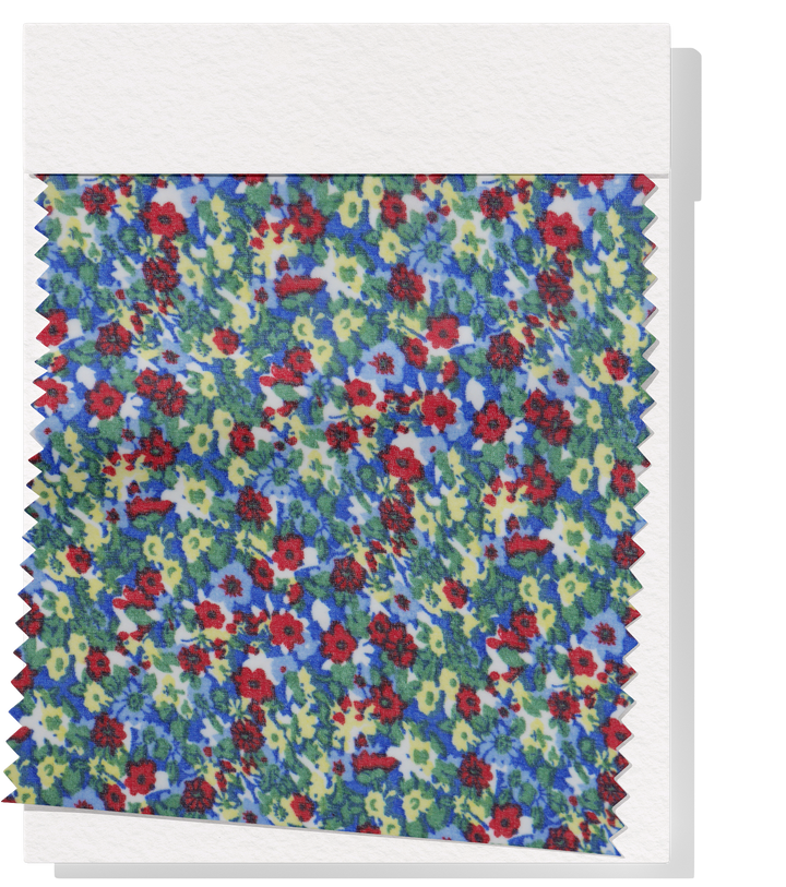 PRINTED POLYESTER $5.00P/M - Wildflower Spritz