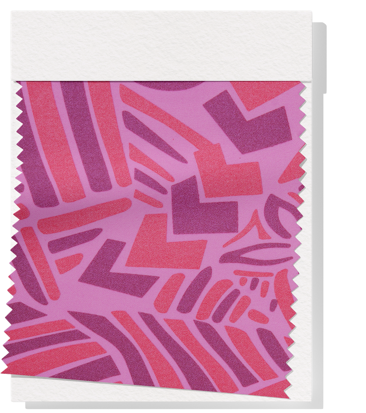 STRETCH POLYESTER PACIFIC PRINT $12.00P/M