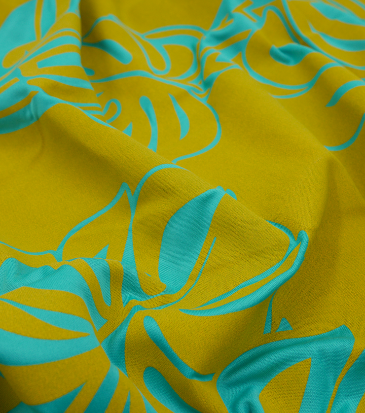 STRETCH POLYESTER PACIFIC PRINT $12.00P/M