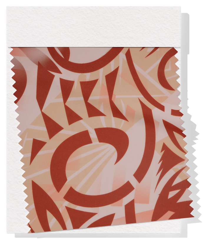 Polyester Mini Matt Pacific Print $9.00p/m Design #5