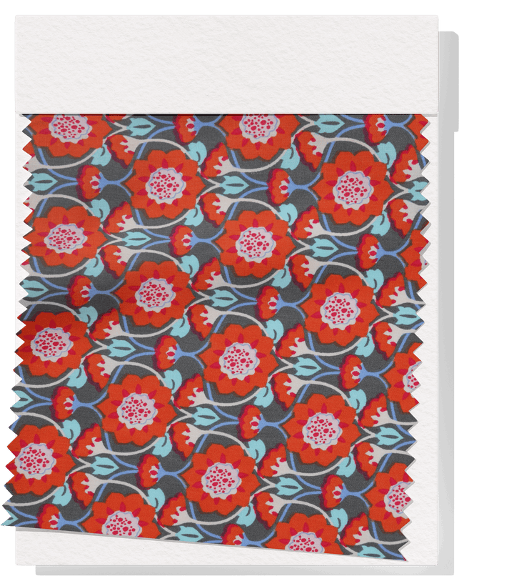 Printed Cotton Poplin - $12.00p/m Design 9 - The Fabric Shop