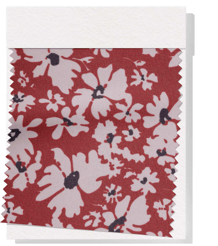 Printed Polyester $5.00p/m - Cherry Bloom - The Fabric Shop