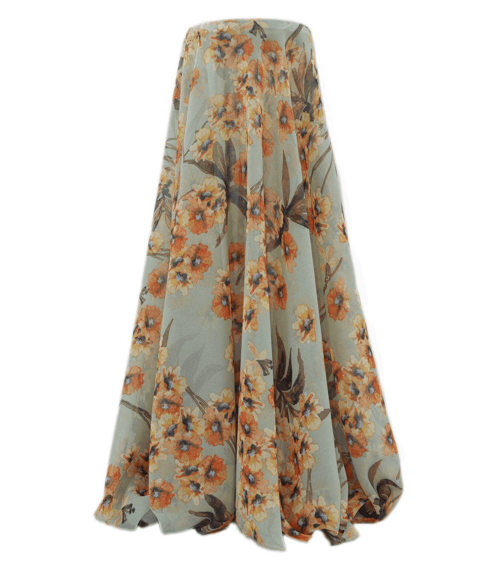 Printed Polyester $5.00p/m - Golden Meadow Bloom - The Fabric Shop