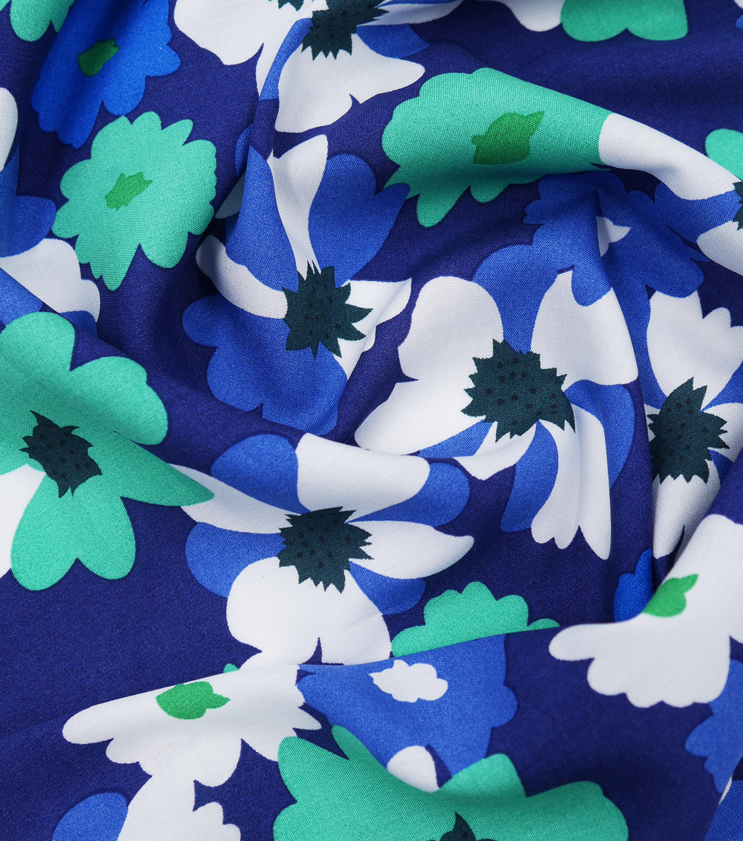 Printed Rayon $12.00p/m - AubreyBlue