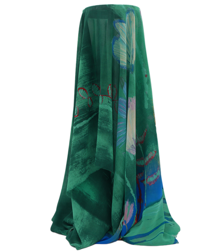 PRINTED POLYESTER $5.00P/M - Rainforest Mirage