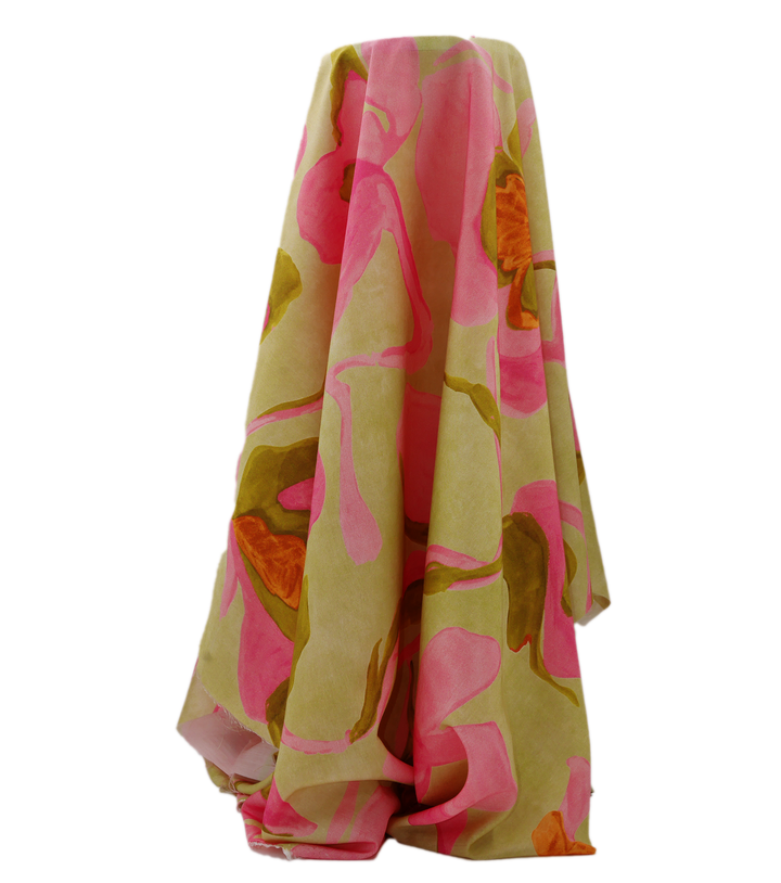 Printed Nylon/Rayon $18.00p/m - Zarah Green