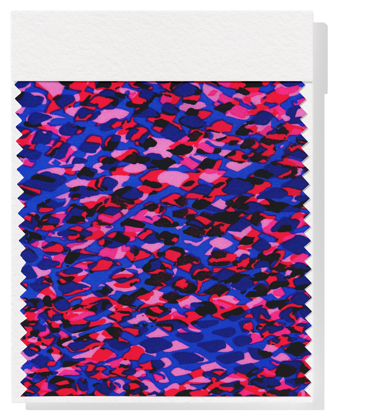 Printed Rayon $12.00p/m - Lucia Purple