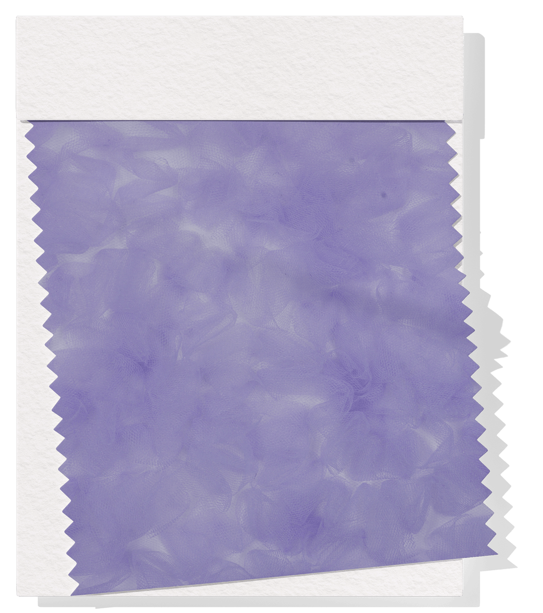 RUFFLED TULLE $40.00P/M - LILAC - The Fabric Shop