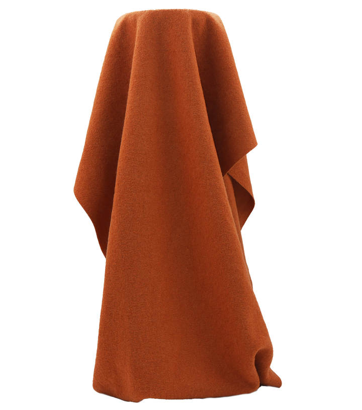 Boiled Wool Coating $28.00p/m - Terracotta